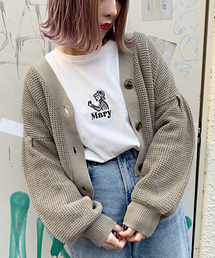 apres jour | ワッフルＶネックカーディガン【ZOZOTOWN限定アイテム】(カーディガン/ボレロ)