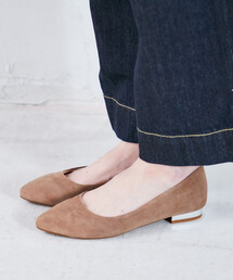 ORiental TRaffic | 本革スエードフラットパンプス★R-6002(パンプス)