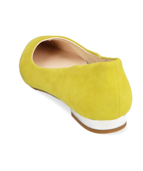 ORiental TRaffic（オリエンタルトラフィック）の「本革スエードフラットパンプス★R-6002（パンプス・レディース・ブラック/ベージュ/ピンク/イエロー/ブルー/グレー/ネイビー/グリーン/パープル・40/38/39/41/42/35/36/37/34/33/43）」の10枚目の写真