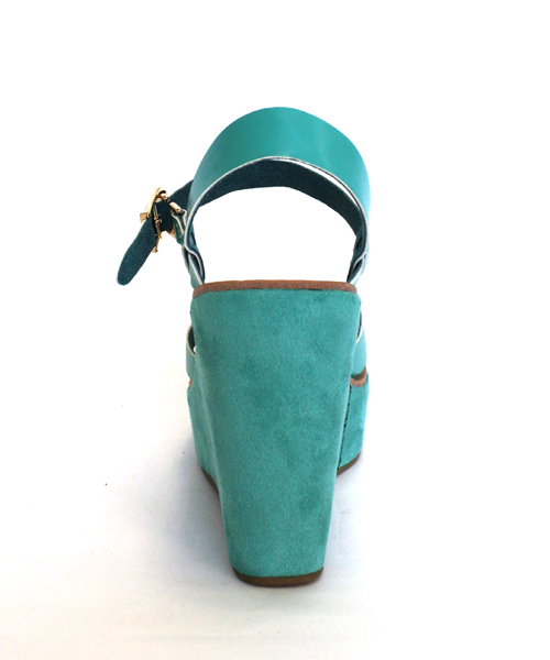 mystic（ミスティック）の「カラースエードウエッジ（サンダル・レディース・ホワイト/ブラック/ダークブラウン/ベージュ/グリーン/ピンク・37/36/38）」の15枚目の写真