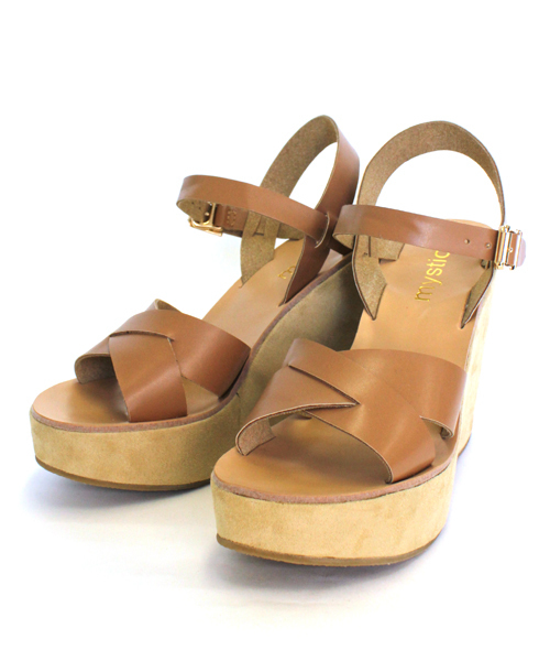 mystic（ミスティック）の「カラースエードウエッジ（サンダル・レディース・ホワイト/ブラック/ダークブラウン/ベージュ/グリーン/ピンク・37/36/38）」の10枚目の写真