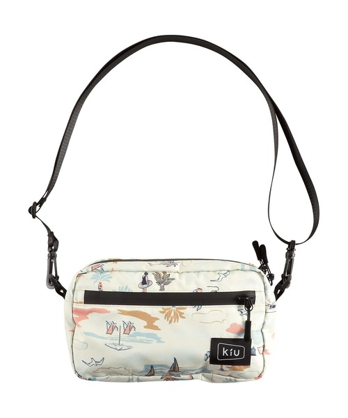 KiU（キウ）の「ウォータープルーフミニショルダーバッグ【2】（ショルダーバッグ・メンズ・ブラック/ネイビー/レッド/オフホワイト/ブルー/アイボリー/ホワイト系その他/ブラック系その他/ブルー系その他/レオパード・FREE）」の3枚目の写真