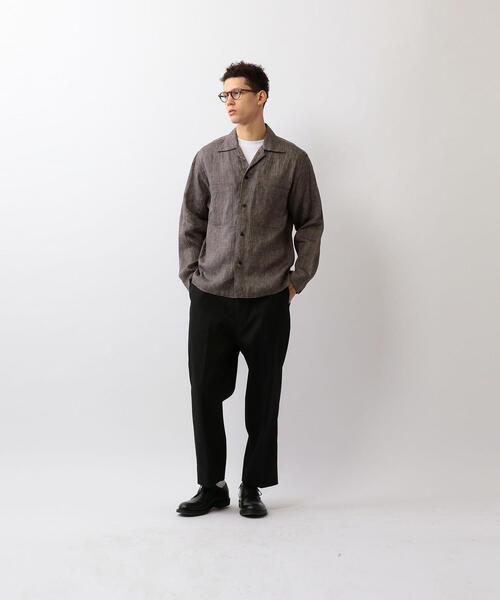 トップス Steven Alan MONTI BOX CAMP COLLAR SHIRT Steven Alan（スティーブンアラン）の「＜Steven Alan＞MONTI