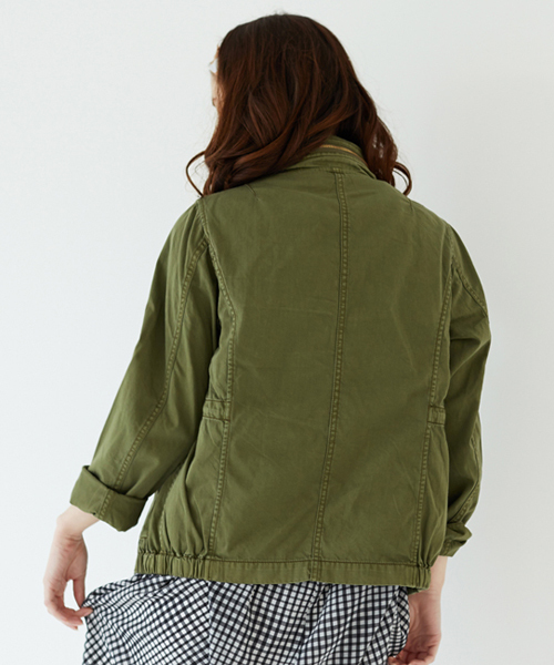 Another Edition（アナザーエディション）の「AE MLTLY LINER CT（ミリタリージャケット・レディース・オリーブ・SMALL/MEDIUM）」の3枚目の写真