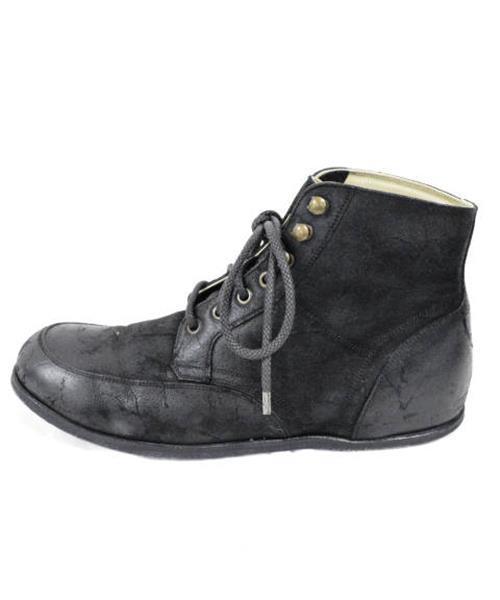 Dolce & Gabbana ブラック レザー ワークブーツ