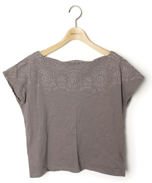 BEAUTY&YOUTH UNITED ARROWS(ビューティアンドユースユナイテッドアローズ)の古着「半袖カットソー(Tシャツ/カットソー)」|グレー