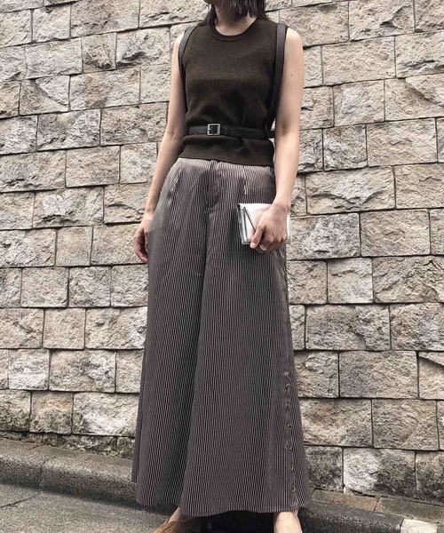 Ameri(アメリ)の「UNITE WRAP PANTS(その他パンツ・レディース・ベージュ/ブラウン・SMALL/MEDIUM)」の3枚目の写真