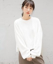 LOWRYS FARM | スラブショートロンＴ　851876(Tシャツ/カットソー)