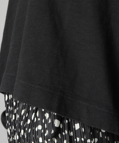 LOWRYS FARM（ローリーズファーム）の「スラブショートロンＴ　851876（Tシャツ/カットソー・レディース・ブラック/ベージュ/オフホワイト・FREE）」の11枚目の写真