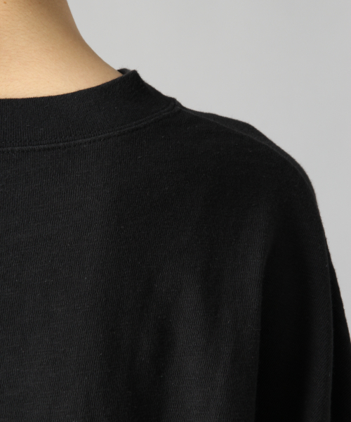 LOWRYS FARM（ローリーズファーム）の「スラブショートロンＴ　851876（Tシャツ/カットソー・レディース・ブラック/ベージュ/オフホワイト・FREE）」の12枚目の写真