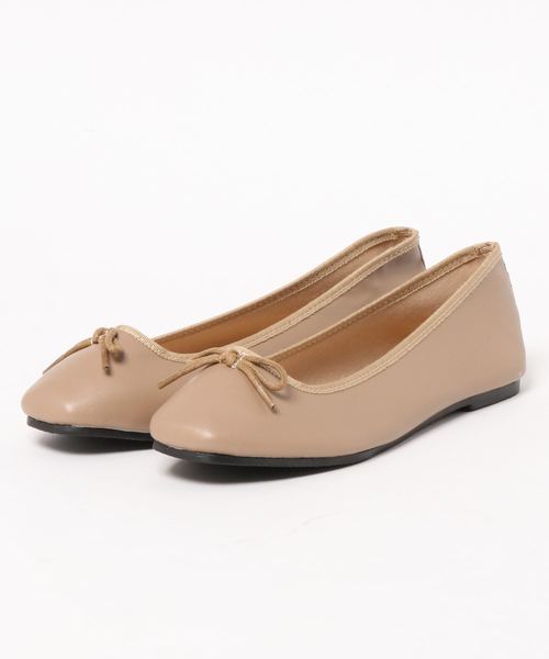 KOBE LETTUCE(コウベレタス)の「スクエアトゥバレエパンプス(パンプス・レディース・ブラック/ベージュ/ブラウン/グリーン/ゴールド系その他/アニマル/シルバー/ミント/アイボリー/その他/レオパード/イエロー/ゼブラ/ブラック系その他/パープル/レッド/パイソン・LL/S/M/L)」の21枚目の写真