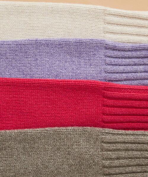 BEAUTY&YOUTH UNITED ARROWS（ビューティーアンドユースユナイテッドアローズ）の「BY∴ FINE WOOLワイドタートルネックニットプルオーバーо（ニット/セーター・レディース・ピンク/モカ/ナチュラル/ライラック/その他2・FREE）」の8枚目の写真