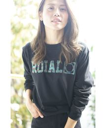 TS597A / ROIAL(ロイアル)ブランドロゴ プリント ロングTシャツ カットソー ユニセックスデザイン