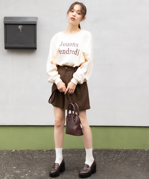 Heather（ヘザー）の「ヘリンボーンバミューダショートパンツ　856684（その他パンツ・レディース・ベージュ/ブラウン・FREE）」の11枚目の写真