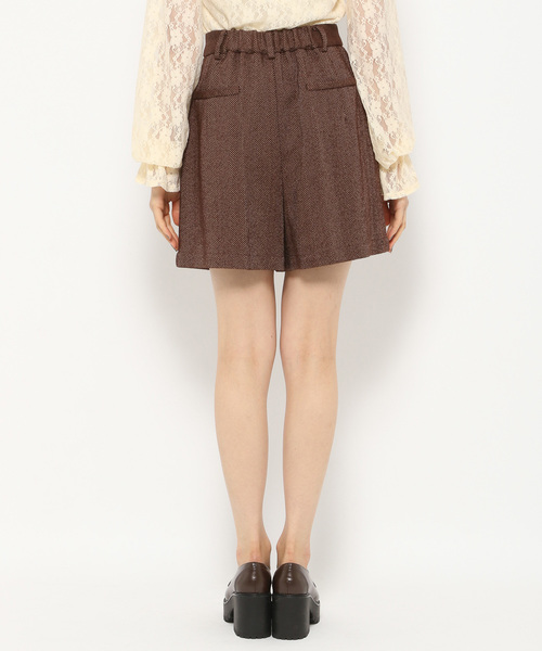 Heather（ヘザー）の「ヘリンボーンバミューダショートパンツ　856684（その他パンツ・レディース・ベージュ/ブラウン・FREE）」の7枚目の写真