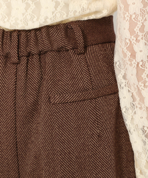 Heather（ヘザー）の「ヘリンボーンバミューダショートパンツ　856684（その他パンツ・レディース・ベージュ/ブラウン・FREE）」の10枚目の写真