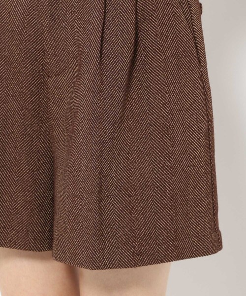 Heather（ヘザー）の「ヘリンボーンバミューダショートパンツ　856684（その他パンツ・レディース・ベージュ/ブラウン・FREE）」の5枚目の写真