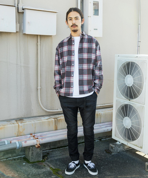 Ressaca（レサーカ）の「ビッグシルエット コーデュロイ シャツジャケット（シャツ/ブラウス・メンズ・ブラック/ベージュ/ブラウン/ブラウン系その他/ブラウン系その他2/ブラウン系その他3・L/M/XL）」の7枚目の写真