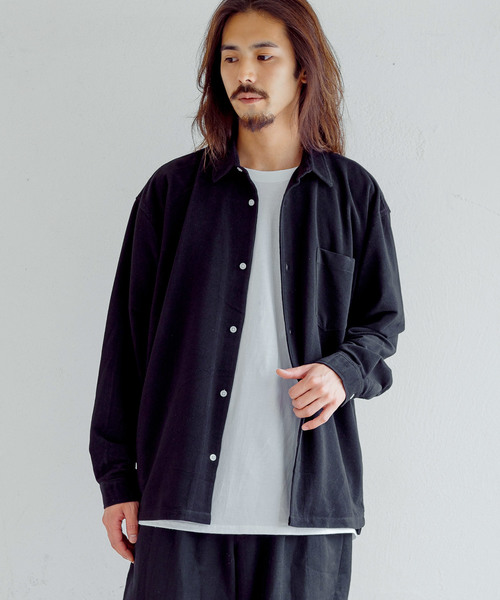 Ressaca（レサーカ）の「ビッグシルエット コーデュロイ シャツジャケット（シャツ/ブラウス・メンズ・ブラック/ベージュ/ブラウン/ブラウン系その他/ブラウン系その他2/ブラウン系その他3・L/M/XL）」の18枚目の写真