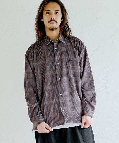 Ressaca（レサーカ）の「ビッグシルエット コーデュロイ シャツジャケット（シャツ/ブラウス・メンズ・ブラック/ベージュ/ブラウン/ブラウン系その他/ブラウン系その他2/ブラウン系その他3・L/M/XL）」の15枚目の写真