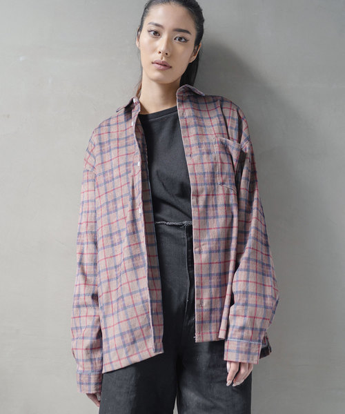 Ressaca（レサーカ）の「ビッグシルエット コーデュロイ シャツジャケット（シャツ/ブラウス・メンズ・ブラック/ベージュ/ブラウン/ブラウン系その他/ブラウン系その他2/ブラウン系その他3・L/M/XL）」の16枚目の写真