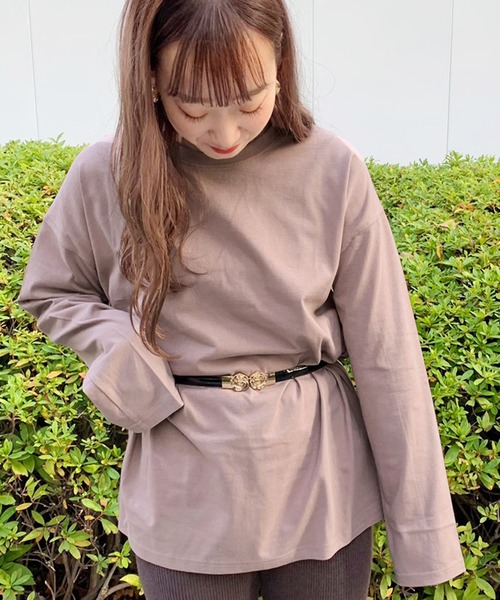 apres jour(アプレジュール)の「BASICロンT【ZOZOTOWN限定アイテム】(Tシャツ/カットソー・レディース・ライトベージュ/モカ/オフホワイト・フリー)」の1枚目の写真