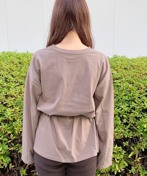 apres jour(アプレジュール)の「BASICロンT【ZOZOTOWN限定アイテム】(Tシャツ/カットソー・レディース・ライトベージュ/モカ/オフホワイト・フリー)」の5枚目の写真