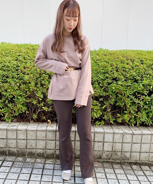 apres jour(アプレジュール)の「BASICロンT【ZOZOTOWN限定アイテム】(Tシャツ/カットソー・レディース・ライトベージュ/モカ/オフホワイト・フリー)」の6枚目の写真