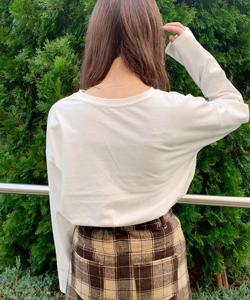 apres jour(アプレジュール)の「BASICロンT【ZOZOTOWN限定アイテム】(Tシャツ/カットソー・レディース・ライトベージュ/モカ/オフホワイト・フリー)」の18枚目の写真