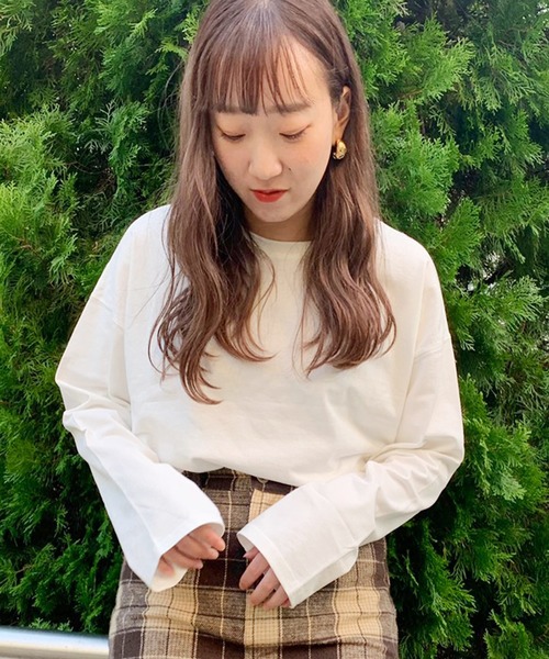 apres jour(アプレジュール)の「BASICロンT【ZOZOTOWN限定アイテム】(Tシャツ/カットソー・レディース・ライトベージュ/モカ/オフホワイト・フリー)」の21枚目の写真
