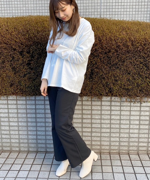 apres jour(アプレジュール)の「BASICロンT【ZOZOTOWN限定アイテム】(Tシャツ/カットソー・レディース・ライトベージュ/モカ/オフホワイト・フリー)」の22枚目の写真