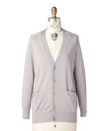 Drawer（ドゥロワー）の「Drawer 18GカシミヤシルクVネック