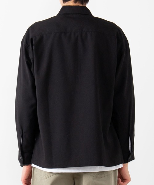 WEGO（ウィゴー）の「WEGO/TRハーフジップシャツ（シャツ/ブラウス・メンズ・ブラック/ベージュ・LARGE/MEDIUM）」の9枚目の写真