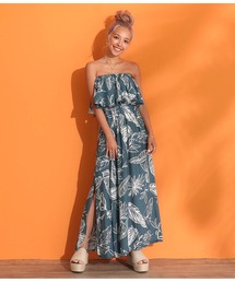 Anap Mimpi アナップミンピ の リーフオフショルロングワンピース ワンピース Wear