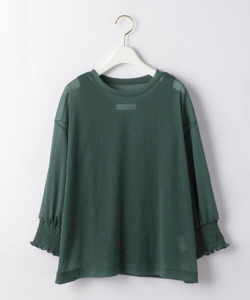 green label relaxing(グリーンレーベルリラクシング)の「<MGHT> FFC フェミシアー インナーツキ プルオーバー カットソー(Tシャツ/カットソー・レディース・ダークグリーン/ブラック/ベージュ/イエロー・FREE)」の17枚目の写真