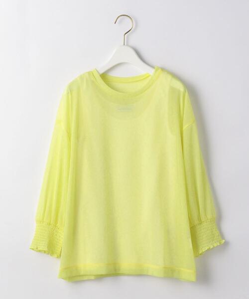 green label relaxing(グリーンレーベルリラクシング)の「<MGHT> FFC フェミシアー インナーツキ プルオーバー カットソー(Tシャツ/カットソー・レディース・ダークグリーン/ブラック/ベージュ/イエロー・FREE)」の16枚目の写真