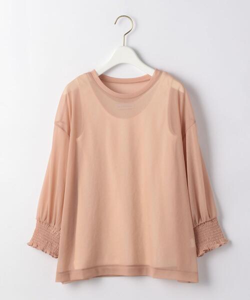 green label relaxing(グリーンレーベルリラクシング)の「<MGHT> FFC フェミシアー インナーツキ プルオーバー カットソー(Tシャツ/カットソー・レディース・ダークグリーン/ブラック/ベージュ/イエロー・FREE)」の15枚目の写真