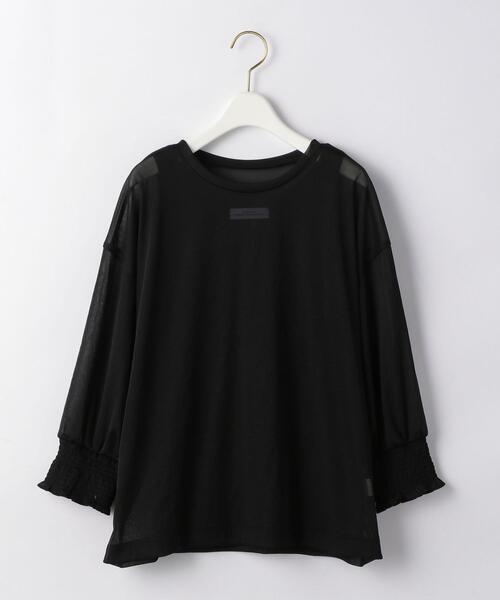 green label relaxing(グリーンレーベルリラクシング)の「<MGHT> FFC フェミシアー インナーツキ プルオーバー カットソー(Tシャツ/カットソー・レディース・ダークグリーン/ブラック/ベージュ/イエロー・FREE)」の14枚目の写真