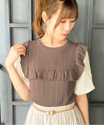 apres jour | フリルベスト×ブラウスセット【ZOZOTOWN限定アイテム】(シャツ/ブラウス)