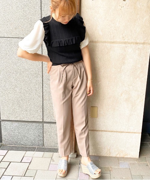 apres jour（アプレジュール）の「フリルベスト×ブラウスセット【ZOZOTOWN限定アイテム】（シャツ/ブラウス・レディース・ブラック/モカ/ラベンダー・フリー）」の8枚目の写真