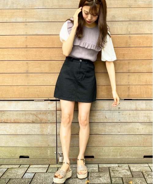 apres jour（アプレジュール）の「フリルベスト×ブラウスセット【ZOZOTOWN限定アイテム】（シャツ/ブラウス・レディース・ブラック/モカ/ラベンダー・フリー）」の18枚目の写真