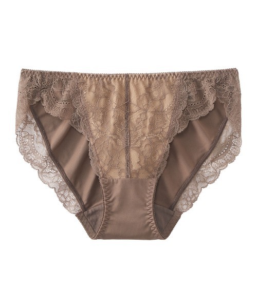 aimerfeel（エメフィール）の「Lace プレーンショーツ（ショーツ・レディース・桜/ブラック/ブルー系その他/ダークブルー/杢グレー/バイオレット/ロイヤルブルー/バーガンディー/オレンジ/ダークグリーン系/ライトイエロー/グリーン系1/ラベンダー/ダークネイビー/ライトパープル/ブラックミックス/ベビーピンク/アクア/ネイビー/オフホワイト/ピンク/グレイッシュブルー/サーモンピンク/ブルー/ローズ/ブラウン/カーキ/ミント/モカ/ブラウン系1/ピンク系2/クリアグリーン/サックスブルー/シルバー/ライラック/スモークピンク・MEDIUM/LARGE/X-LARGE）」の5枚目の写真