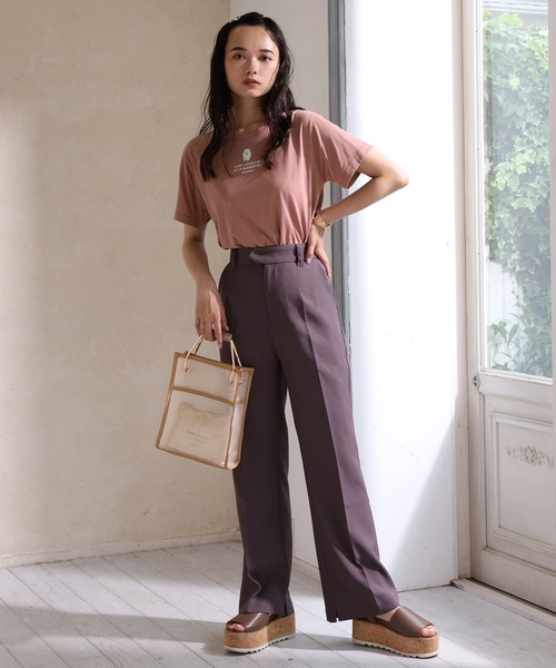 one after another NICE CLAUP（ワンアフターアナザーナイスクラップ）の「２点セットメッシュシアーバッグ（ショルダーバッグ・レディース・アイボリー/ベージュ/ミント・FREE）」の17枚目の写真