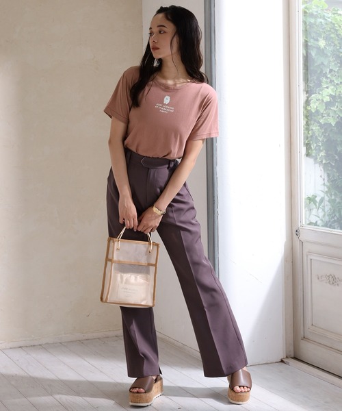 one after another NICE CLAUP（ワンアフターアナザーナイスクラップ）の「２点セットメッシュシアーバッグ（ショルダーバッグ・レディース・アイボリー/ベージュ/ミント・FREE）」の18枚目の写真