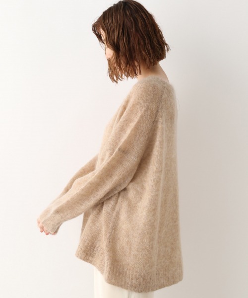 A part by(アパートバイ)の「5GモヘヤコンボートネックPO 910538(ニット/セーター・レディース・ベージュ/グレー/ライトグリーン/ライトイエロー・FREE)」の18枚目の写真