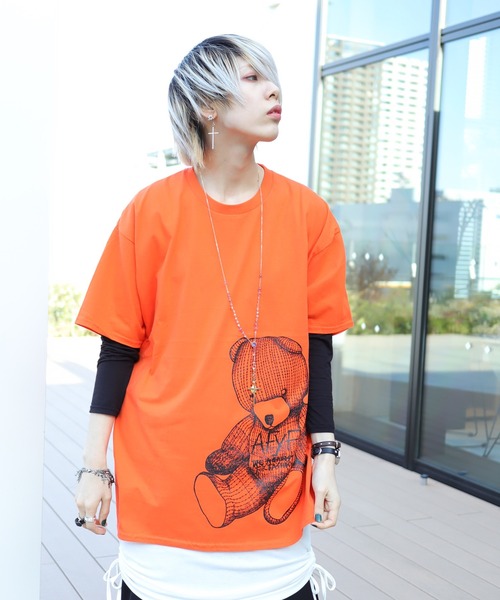 Afyf Gildan Bodyrainbow Bear T Shirt オーバーサイズ ギルダン ボディ レインボーベアtシャツ Tシャツ カットソー Rovtski ロフトスキー のファッション通販 Zozotown