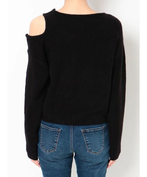 RESEXXY(リゼクシー)の「変形ニットトップス(ニット/セーター・レディース・ブラック/ベージュ/グレー・FREE)」の5枚目の写真