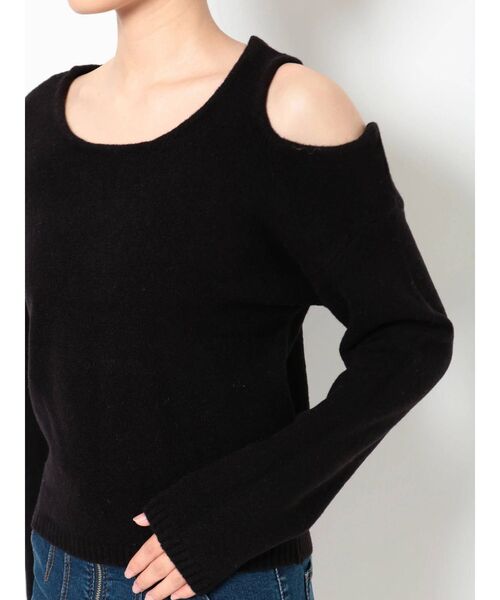 RESEXXY(リゼクシー)の「変形ニットトップス(ニット/セーター・レディース・ブラック/ベージュ/グレー・FREE)」の15枚目の写真