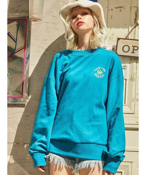 jouetie（ジュエティ）の「バックビッグロゴプルオーバー（スウェット・レディース・ブラック/ブラウン/オフホワイト/ブルー・MEDIUM）」の17枚目の写真