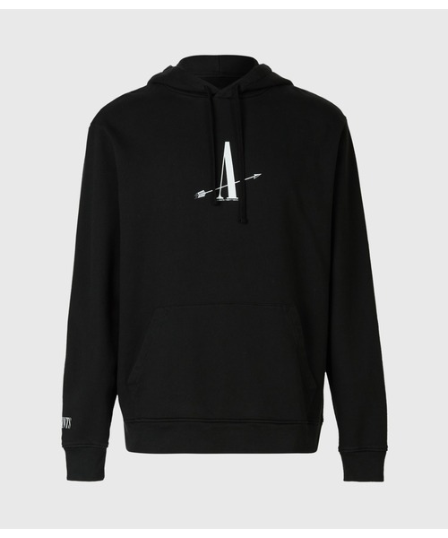 ALLSAINTS（オールセインツ）の「TARGET HOODIE | ターゲット フーディー（パーカー・メンズ・ブラック系その他・S/M/XS/L）」の3枚目の写真
